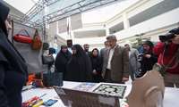  برپایی نمایشگاه تولیدات اداره کل آموزش فنی و حرفه ای استان همدان 